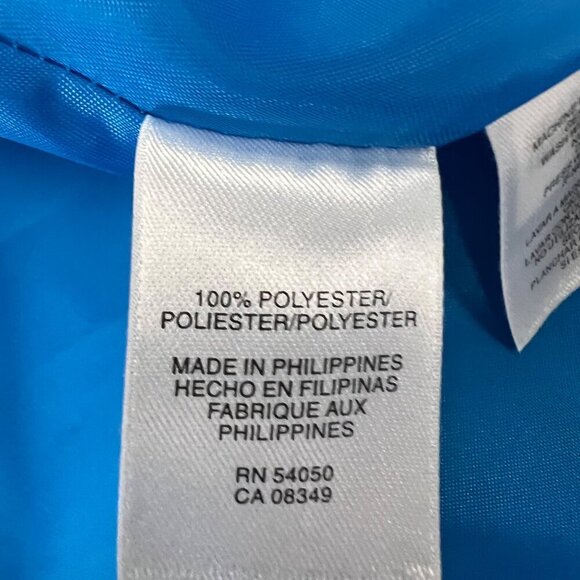 Jones Studio A-Line Dress Cap Sleeve Textured Blue Teal Size 6 Below Knee Zip - Picture 9 of 9